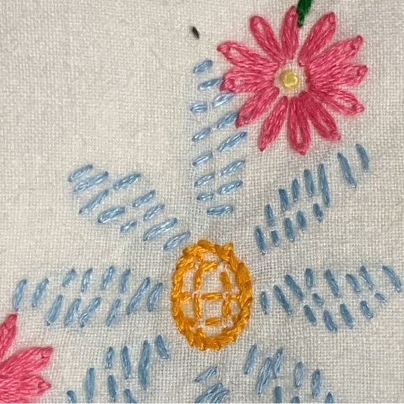 Vintage 50’s Cross Stitched Linen Napkins - Picture 8 of 13